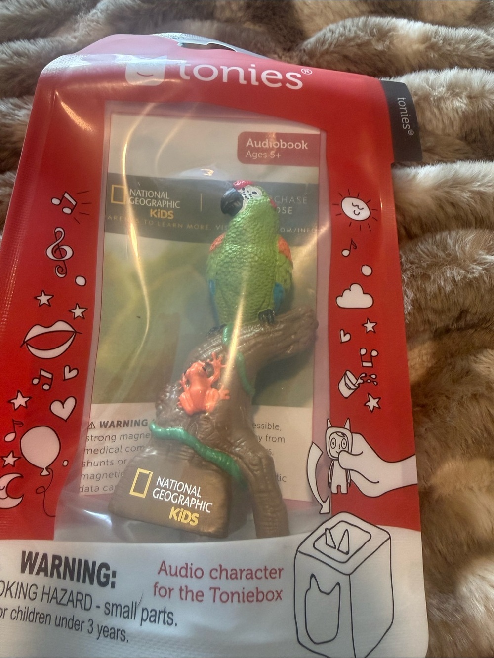 Tonies National Geographic Kids Parrot Audio Character - Green
